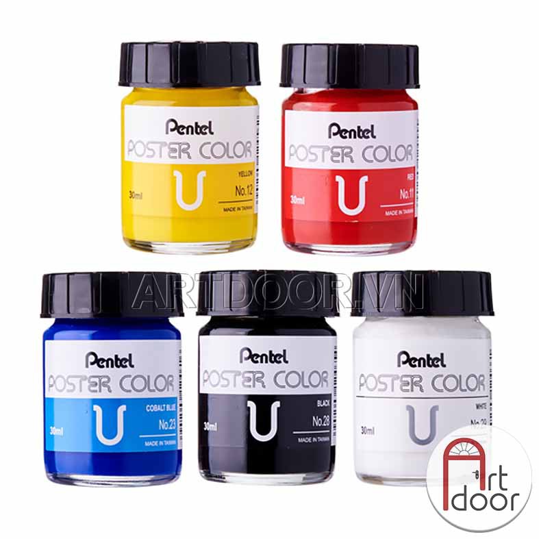[ARTDOOR] Màu vẽ Poster PENTEL dạng Hũ thủy tinh lẻ (30ml)