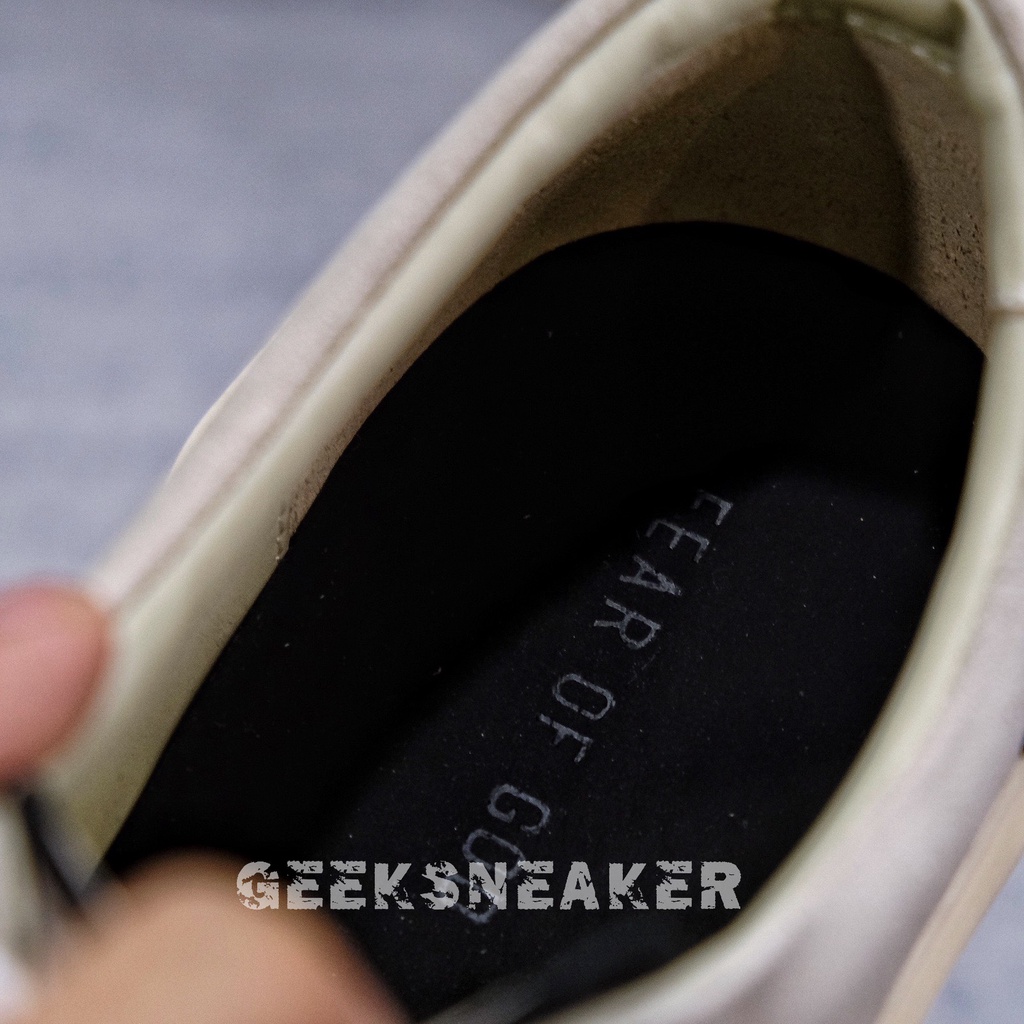[GeekSneaker] Giày Fear Of God 101 - FOG Low Top Vintage Black Bone Suede - Cổ thấp