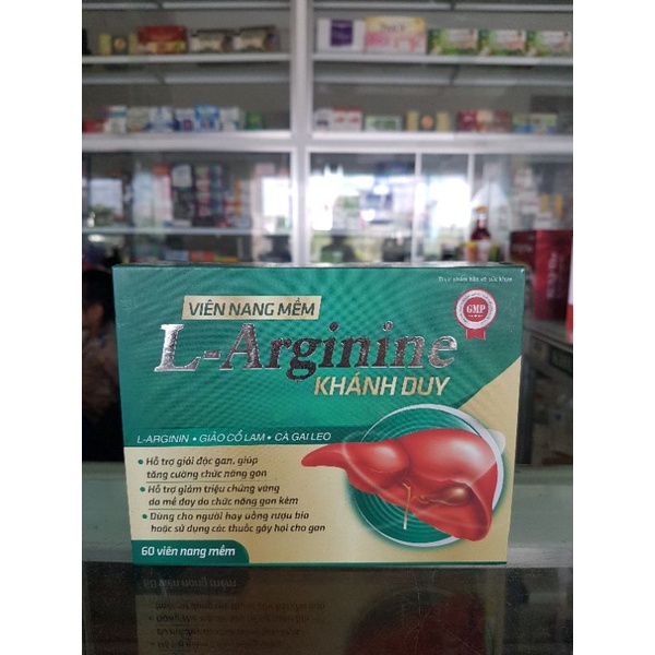 Viên L_ ARGININE  Hộp 60 viên nang mềm