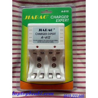 Sạc Pin đa năng Jiabao A612 (sạc pin 2A,3A, pin vuông 9V)