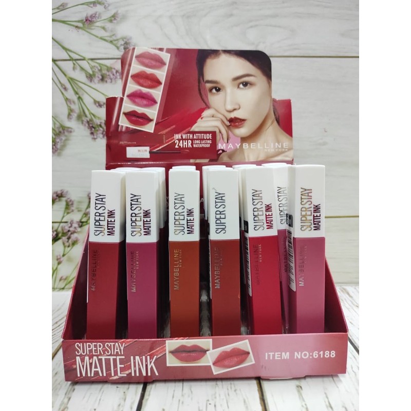 (hàng Mới Về) Son Kem Lì Maybeline Lên Màu Chuẩn Đẹp | BigBuy360 - bigbuy360.vn