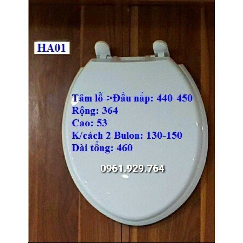 NẮP BỒN CẦU NHỰA HA01 - NẮP BÀN CẦU