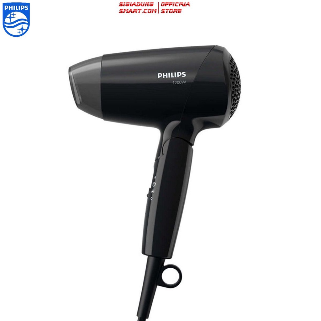 Máy sấy tóc du lịch Philips BHC010/10 Black phân phối chính hãng bảo hành 2 năm