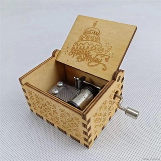 Hộp Nhạc Từ Gỗ Xinh Xắn Dùng Làm Quà Tặng Sinh Nhật