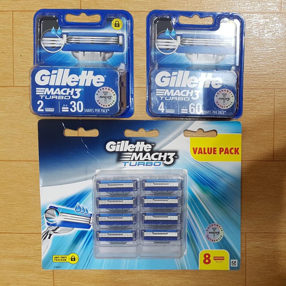 Hộp lưỡi dao cạo râu Gillette Mach 3