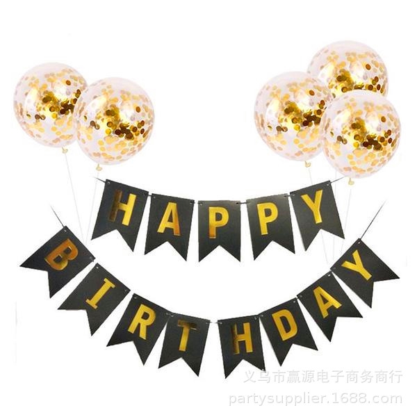 Bộ bóng bay 12 inch tiện dụng trang trí tiệc sinh nhật cho bé