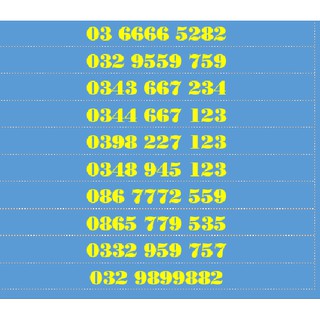 Sim viettel số đẹp dễ nhớ 1