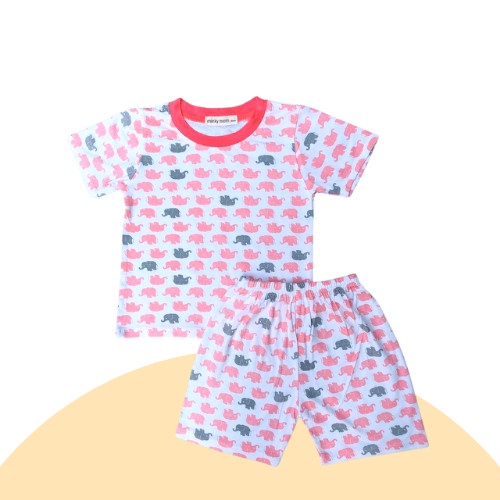 Đồ bộ MINKY MOM cho bé trai bé gái cộc tay thun lạnh, bộ quần áo trẻ em monky mom mặc nhà 6-18kg 1 2 3 4 5 tuổi BC016