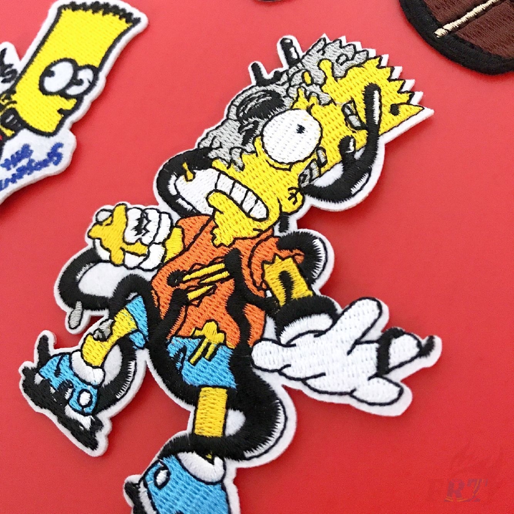 ☸ Cartoon：The Simpsons Patch ☸ 1Pc Simpson Diy Sew On Iron On Patch（ S-2）