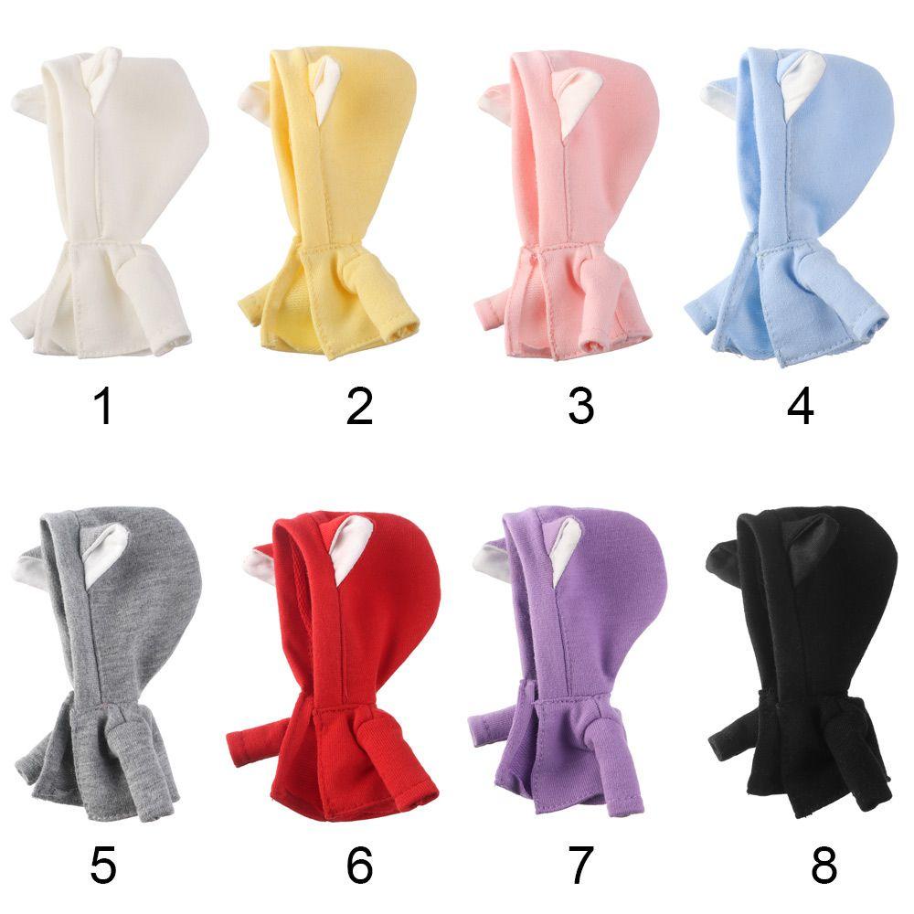 Set Áo Hoodie Họa Tiết Hoạt Hình Và Quần Short Jeans Cho Búp Bê Tỉ Lệ 1 / 12