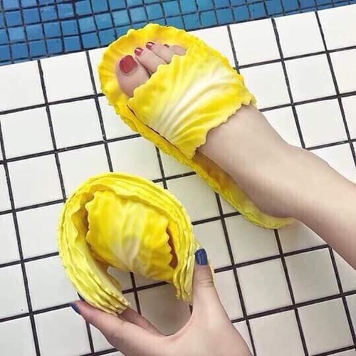 Dép Bắp Cải Êm Chân Nhựa Thơm Siêu Dẻo