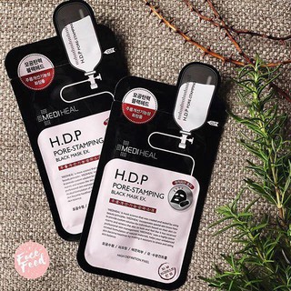 Mặt nạ than hoạt tính MediHeal H.D.P Pore-Stamping Black Mask Ex