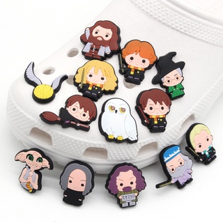 Hoạt hình chủ đề harry potter Jibbitz DIY Shoe Charms pvc accessories decorate Phụ kiện dép Với 1000 Mẫu Lựa Chọn Thích hợp làm quà tặng giày trẻ em Crocs