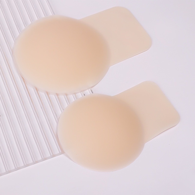 1 Cặp Miếng Dán Ngực Silicone Vô Hình Chống Chảy Xệ Thân Thiện Với Làn Da