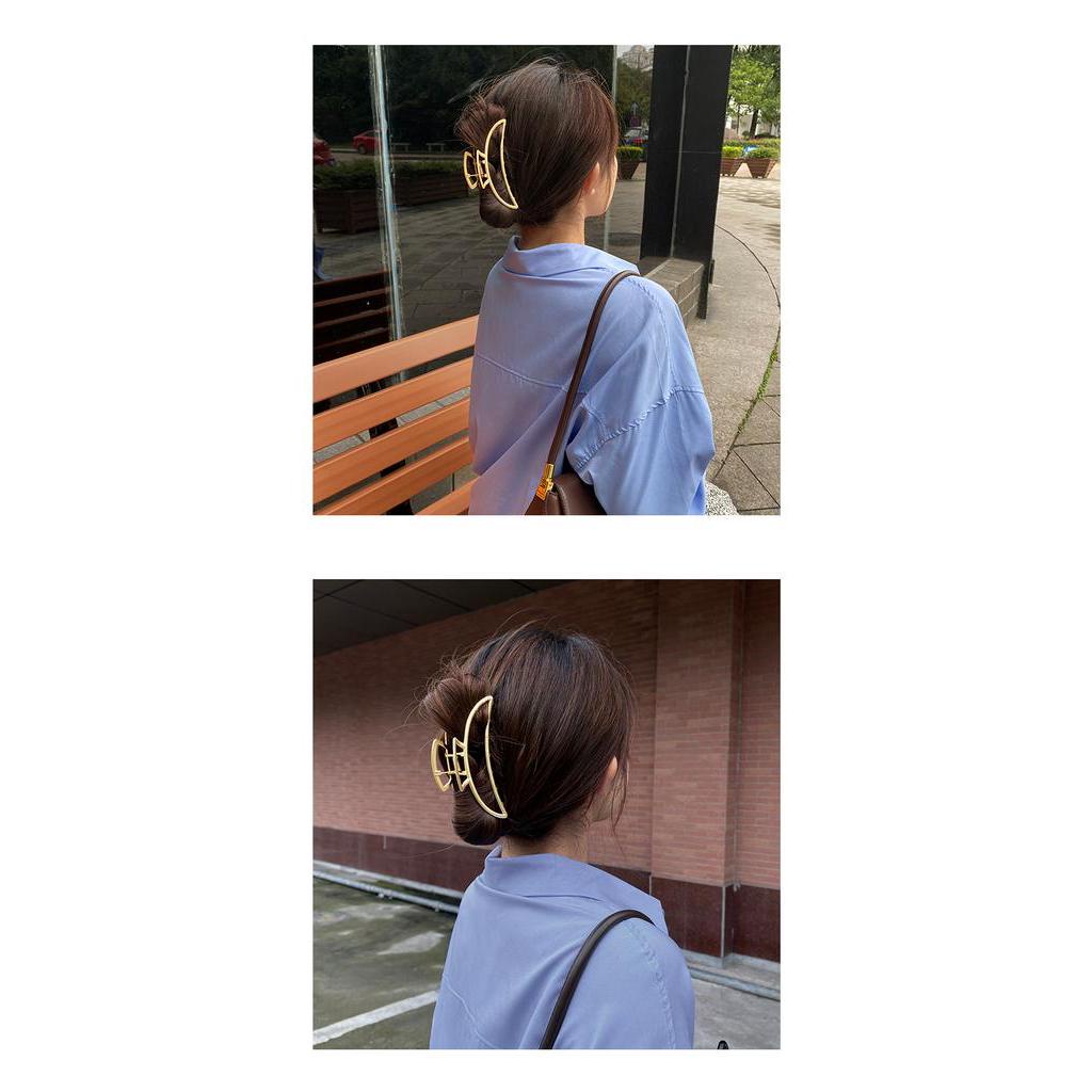 Kẹp tóc thiết kế đơn giản phong cách Hàn Quốc thời trang cho nữ