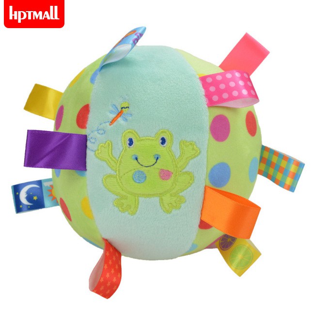 [HPT] Baby Ball Plush Ball Toy Super soft comfort ball Easy to Grasp Bumps Help Develop Motor Skills