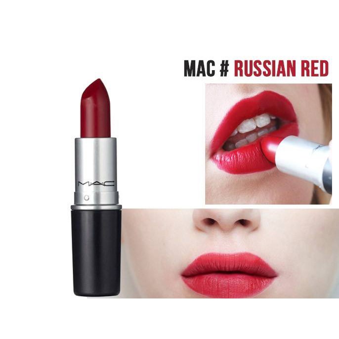 [có sẵn] son mac mini Russian red