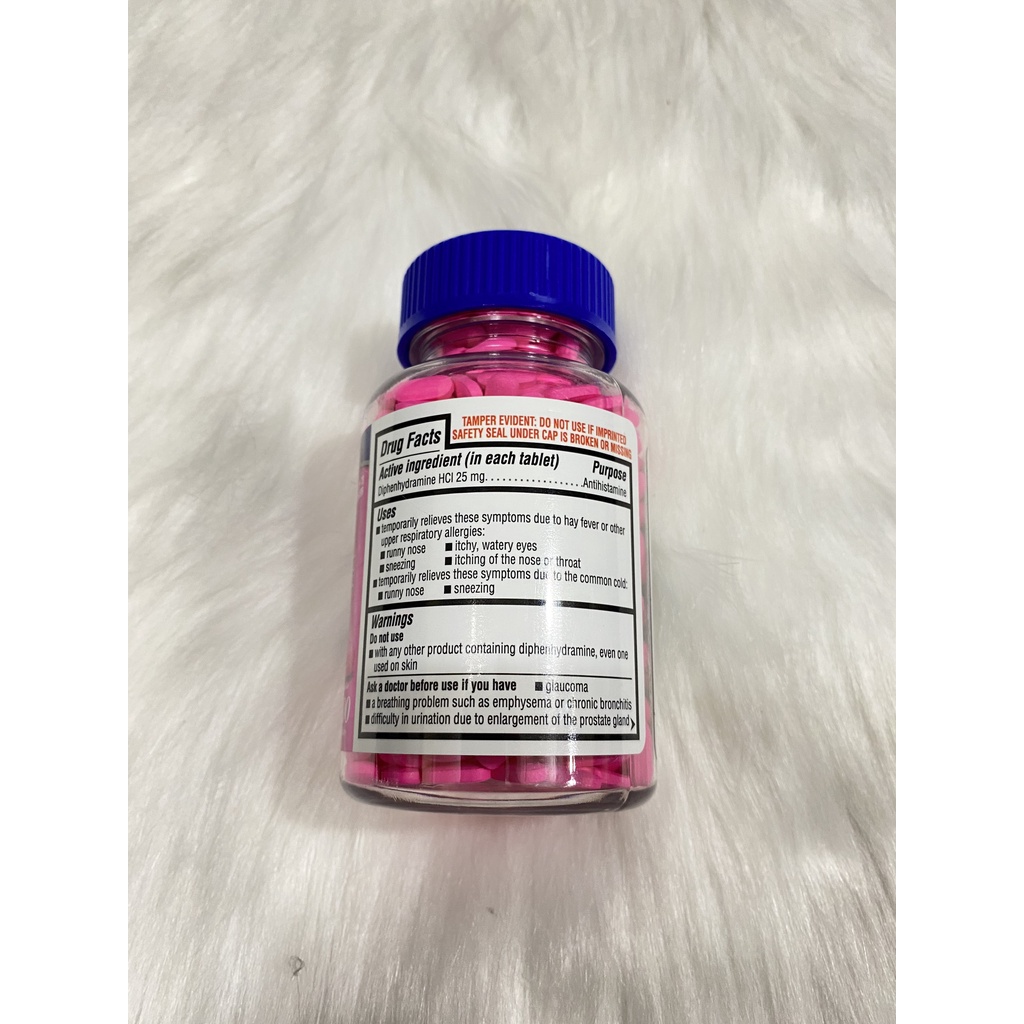 Hộp Chống Dị Ứng Kirkland Allergy Medicine 600 Viên