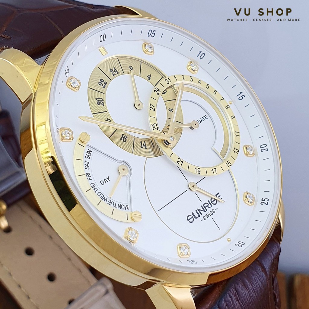 Đồng hồ nam SUNRISE 1146PA Chính hãng Nhiều màu