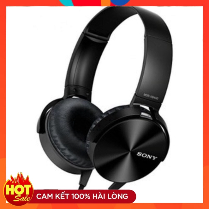 Tai Nghe Chụp Tai Sony XB450. Có Míc Đàm Thoại , Nghe Hay, Êm, Bass Tốt. Jack Cắm 3.5mm (UY TÍN TẠO NIỀM TIN)
