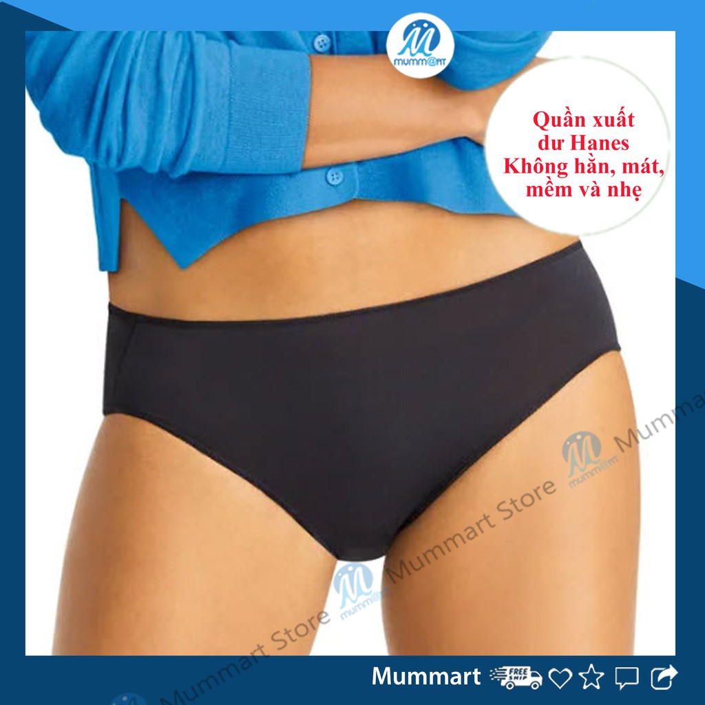 Quần lót thông hơi nữ Hanes xuất Mỹ, quần chip nữ Hanes thoáng khí, nhẹ và thoải mái - mummart