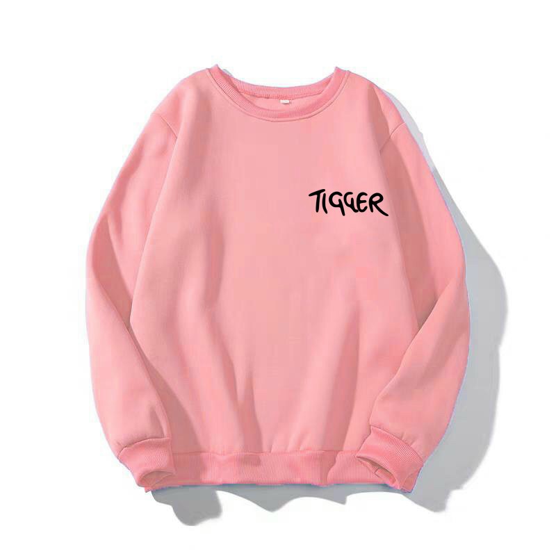 ÁO SWEATER NỈ UNISEX TIGGER FORM  NAM NỮ CÓ NHIỀU MÀU