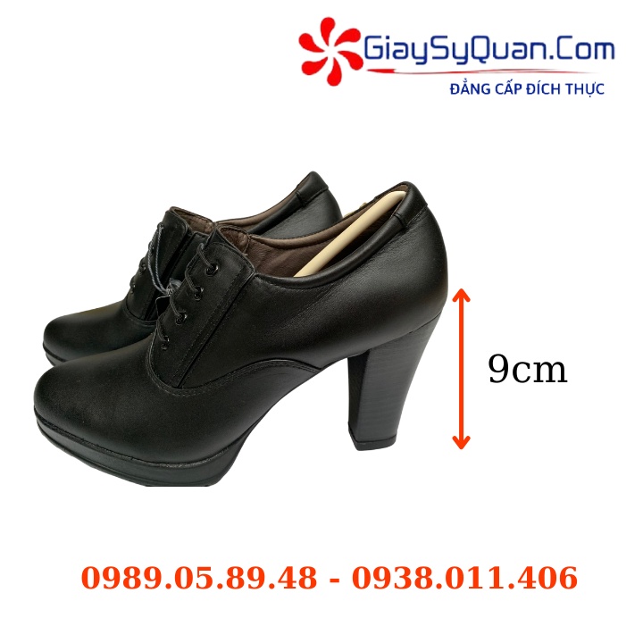 Giày cao gót nữ 9cm - Giày nữ da bò thật 100% kiểu dáng hiện đại, bảo hành keo 12 tháng mã 791A