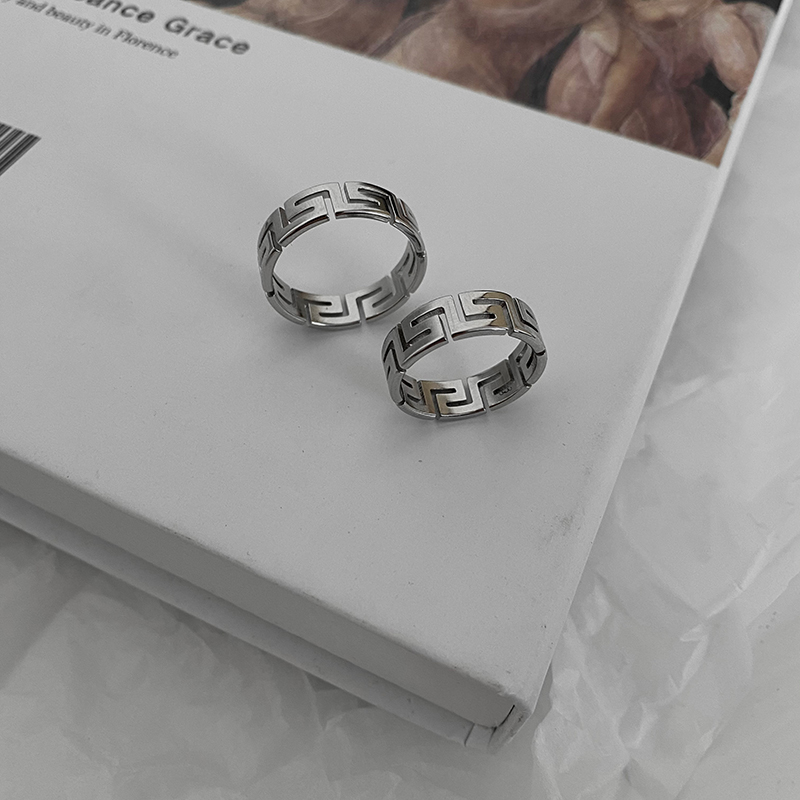 Nhẫn kim loại thời trang phong cách hiphop dành cho nam