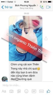 SON TƯƠI ORGANIC KHÔNG CHÌ