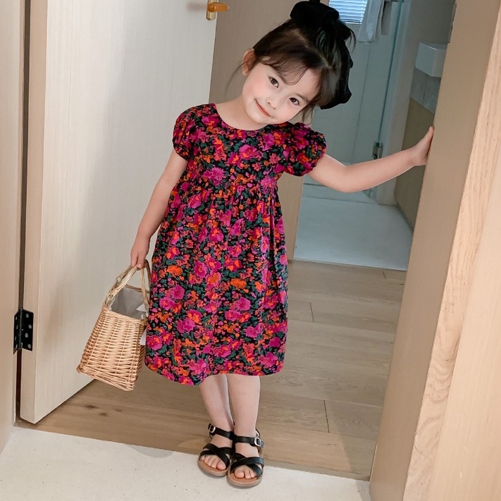 Váy bé gái AM874 - Đầm bé gái siêu mát TTR333 TTN38