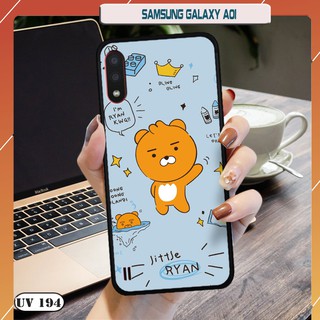 Ốp lưng nhám Samsung Galaxy A01 in hình