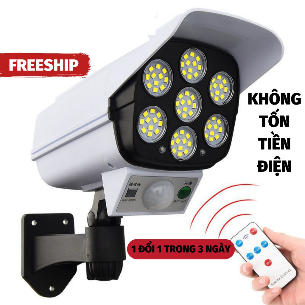 Đèn Năng Lượng Mặt Trời, Đèn Led Hình Camera Đa Năng NOBITA OFFICIAL