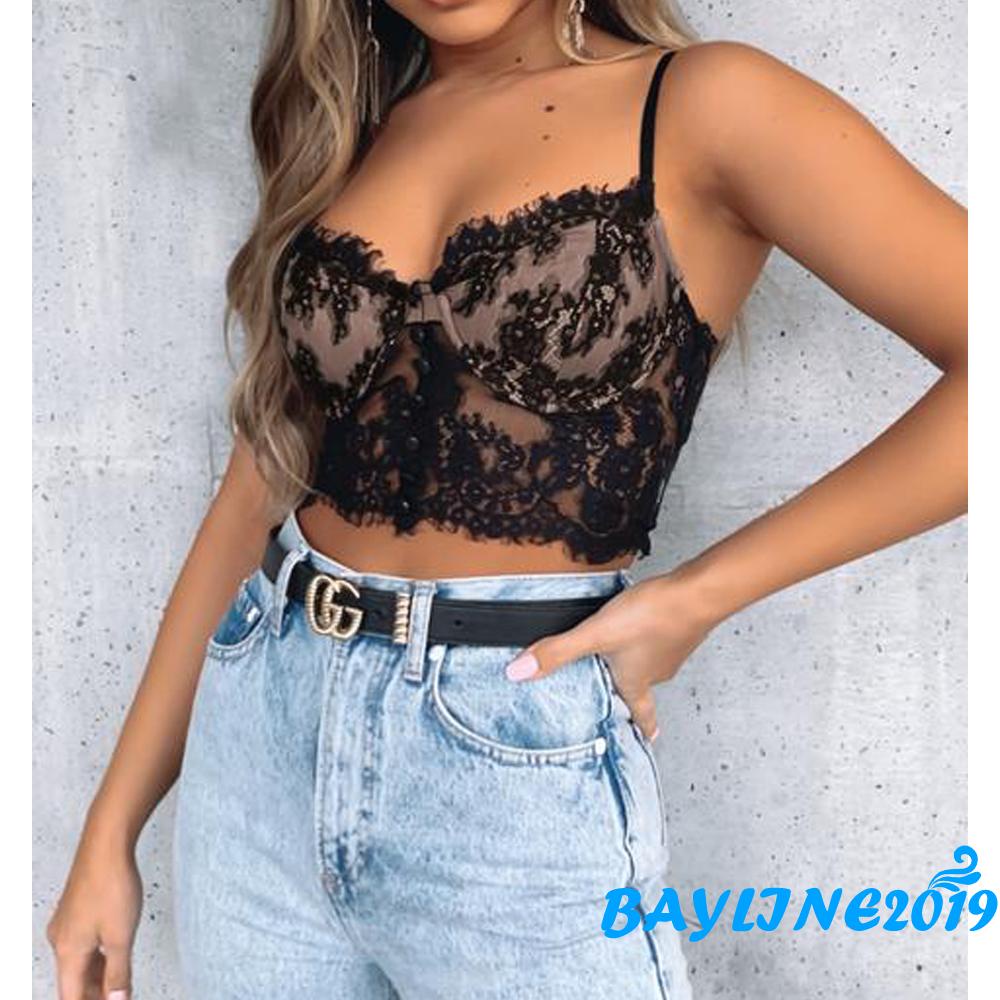 Áo Lót Định Hình Cơ Thể Phối Ren Màu Trơn Thời Trang Quyến Rũ Cho Nữ