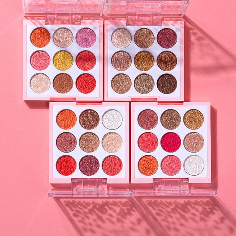 (Hàng Mới Về) Bảng Phấn Mắt 9 Màu Lì Lấp Lánh Trang Điểm Đa Năng | BigBuy360 - bigbuy360.vn