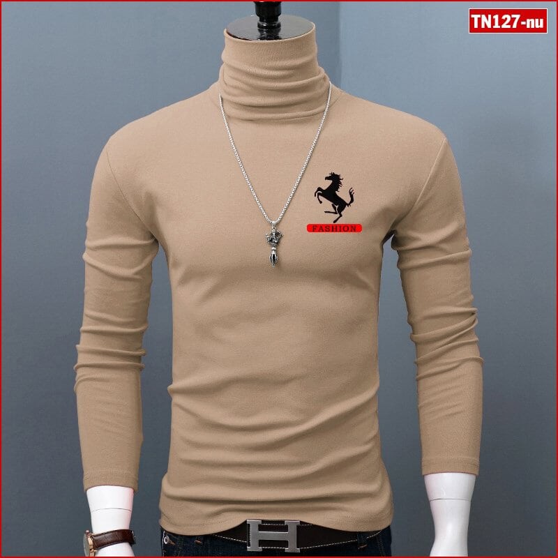 Áo thun nam tay dài TN127 chui cổ sợi tre tổng hợp nhiều màu sắc | BigBuy360 - bigbuy360.vn