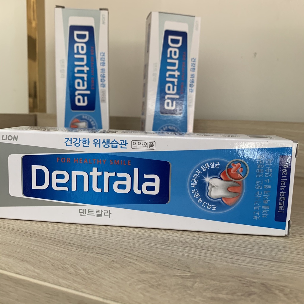 Kem Đánh Răng Dentrala Bạc Hà Ngừa Sâu Răng Hàn Quốc_Vệ Sinh Răng Miệng Diệt Khuẩn 99%