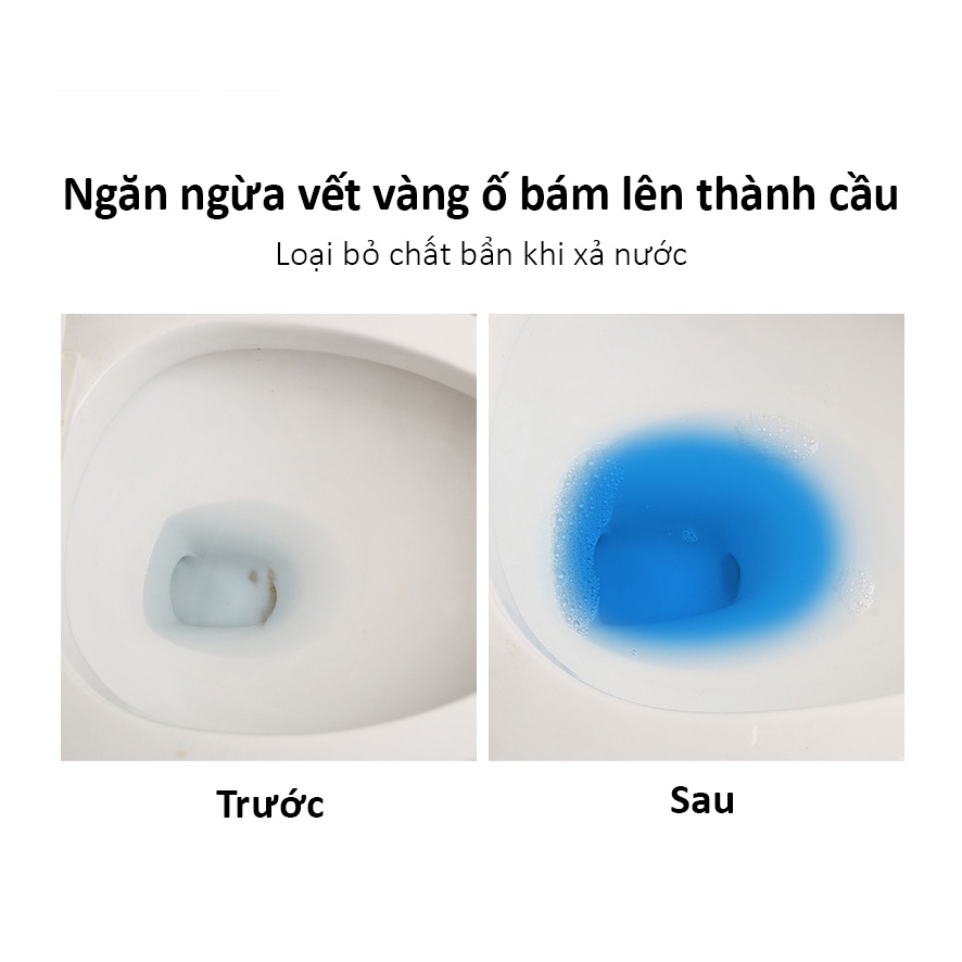 Viên Thả Bồn Cầu Hình Gấu Khử Mùi Diệt Khuẩn Chai 200g