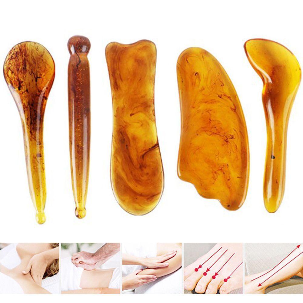 EXPEN Dụng Cụ Cạo Bấm Huyệt Bằng Nhựa Resin Tự Nhiên Chuyên Dụng Cho Cổ / Mặt / Mắt