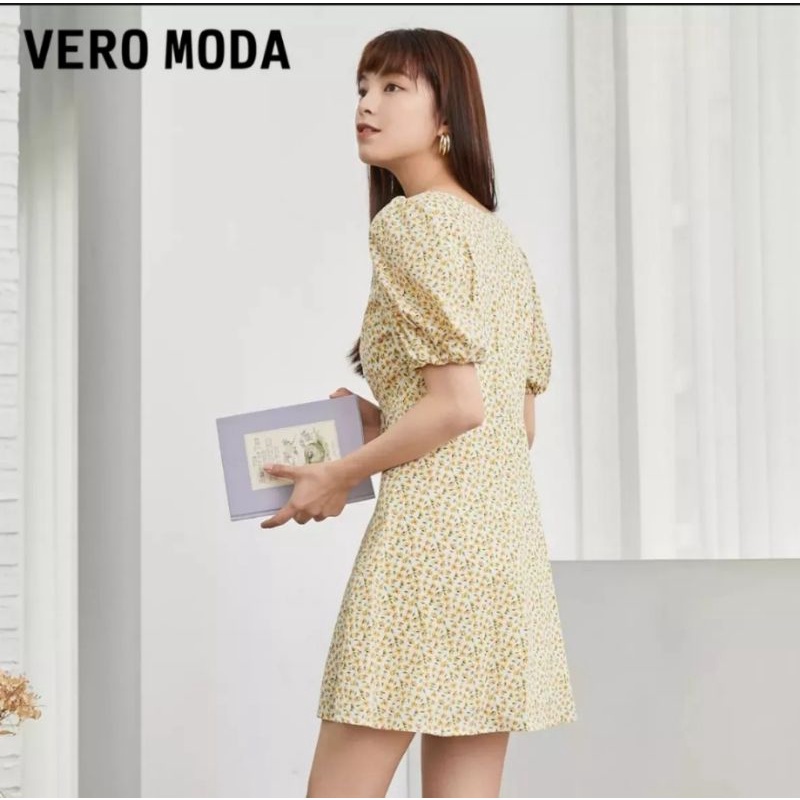 Thanh lý váy Vero moda màu vàng size L new tag