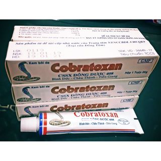 Kem xoa bóp nọc rắn Cobratoxan 20g ( Trại rắn Đồng Tâm ) Date 2021