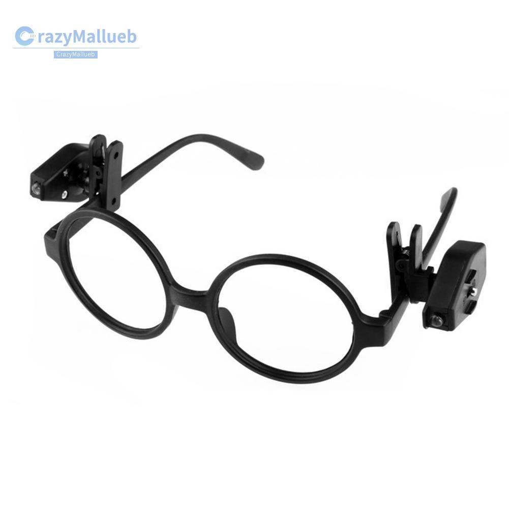 Crazymallueb❤Adjustable Mini Reading Light Lamp LED Glass Universal Eyeglass Clip Lamp❤Lighting