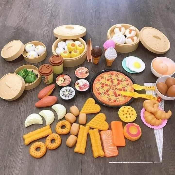 Bộ Đồ Chơi Nấu Ăn DIMSUM 88 Chi Tiết Cho Bé Siêu To Loại 1 Có Hộp - Đồ Chơi Bé Gái