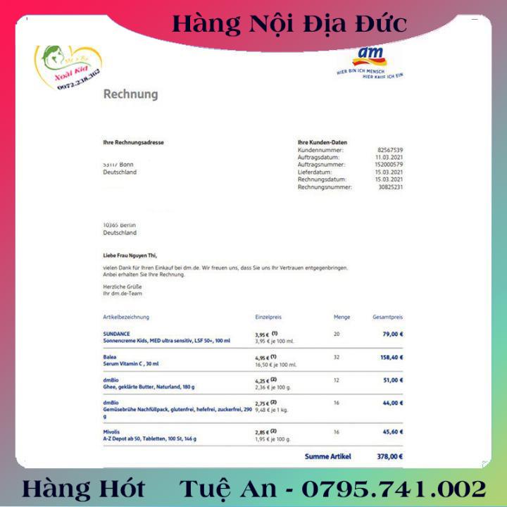 Serum Vitamin C sáng da, mờ thâm, chống lão hoá và nếp nhăn Balea Đức   .