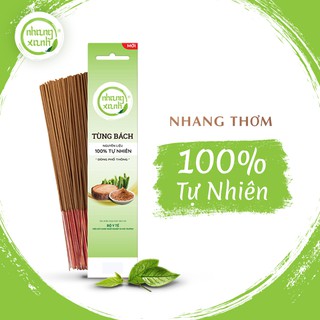 Nhang Xanh Tùng Bách 50g - Chiều dài 30cm/40cm - Hương thơm từ tùng bách tự nhiên
