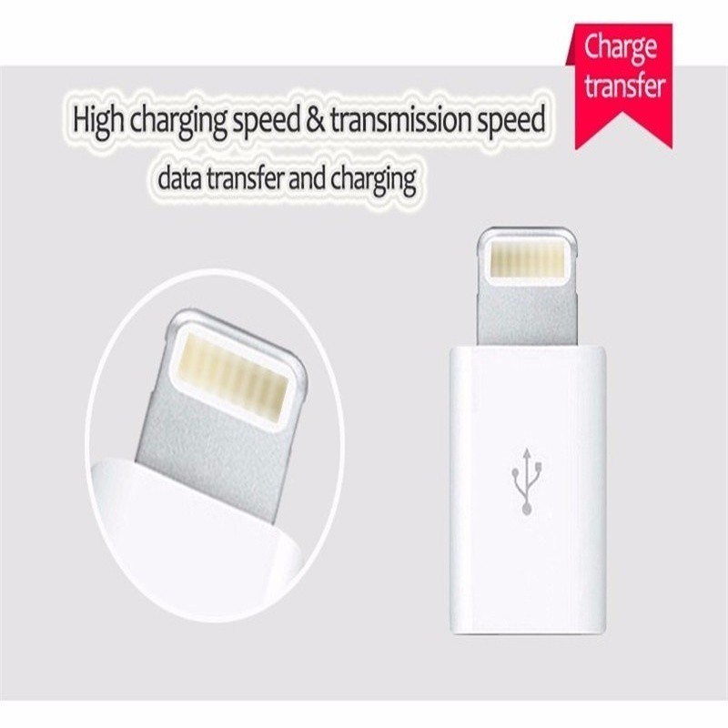 Cáp chuyển đổi từ cổng mini 8-pin lightning đực sang Micro USB cái cho iPhone