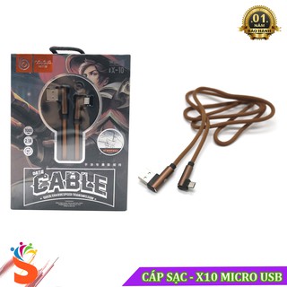 Cáp sạc game thủ micro usb boliduo x-10 - hỗ trợ sạc nhanh