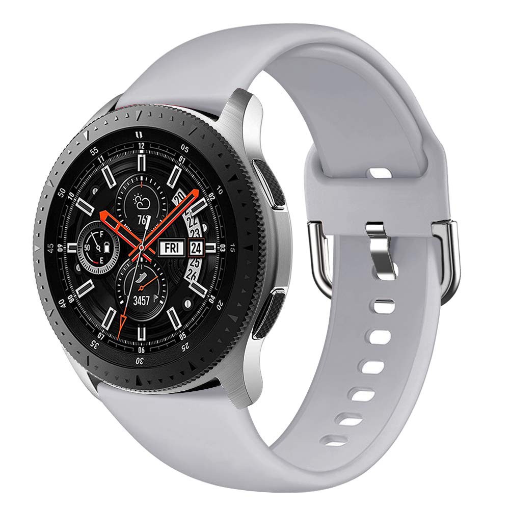 Dây Đeo Thay Thế Bằng Silicon 20mm 22mm Cho Đồng Hồ Samsung Galaxy Watch Active 42mm Gear S2 Classic