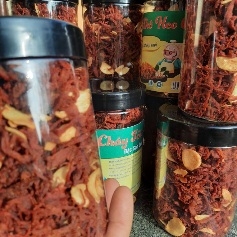 Khô heo cháy tỏi thơm ngon đặc biệt _ Hộp 300g | BigBuy360 - bigbuy360.vn