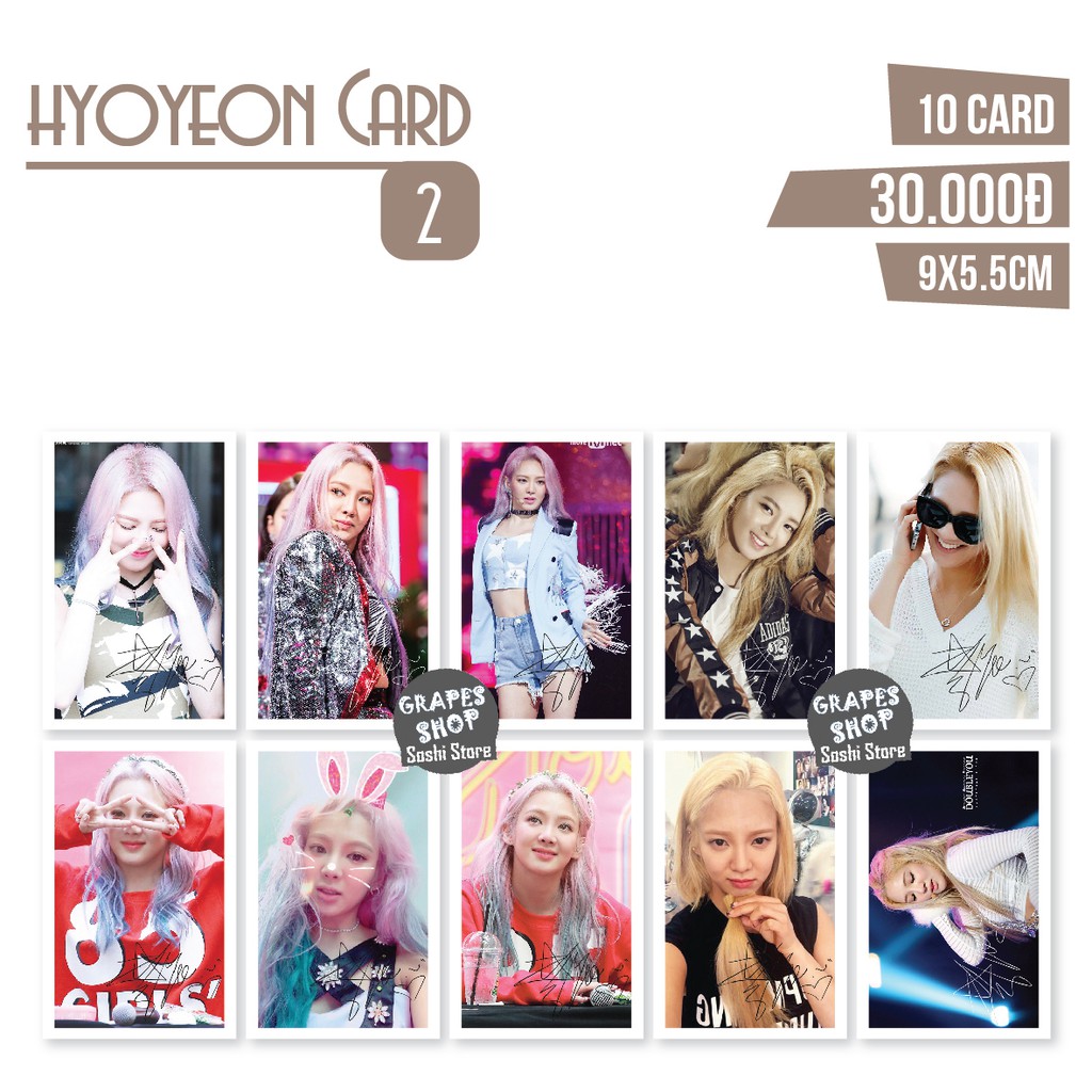 [Hyoyeon] Card cứng | BigBuy360 - bigbuy360.vn