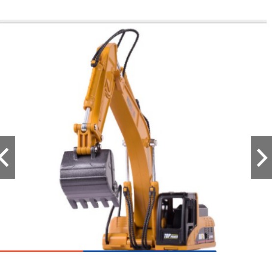 Mô hình máy xúc máy xúc đồ chơi trẻ em HUINA